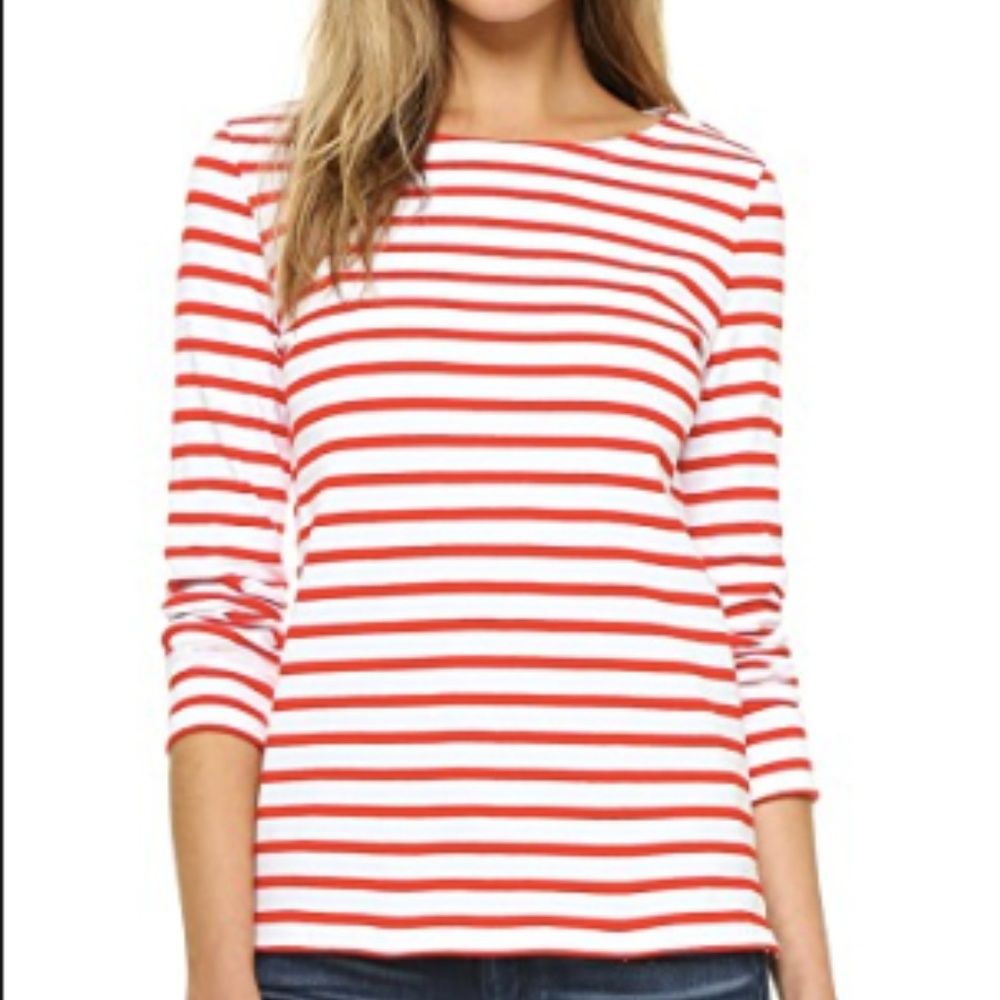 “Hannah Long Sleeve Sailor Tee” Petite Bateau